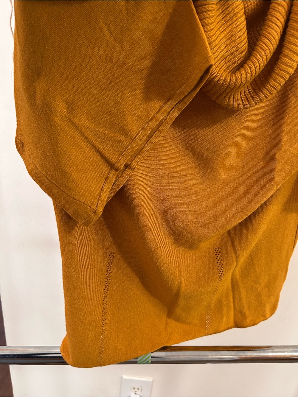 Apt. 9 Women's Cowl Neck Sweater in Mustard - Picture 4 of 7